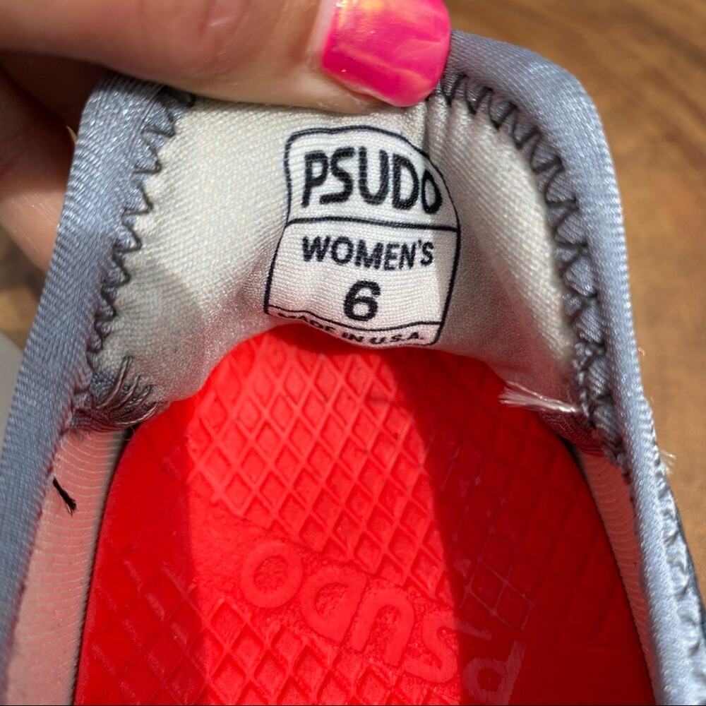 PSUDO Womens Sport Slip On Grey Camouflage Sneakers Size 6 - Picture 5 of 8